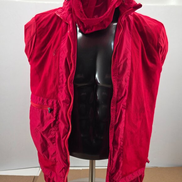 Polo Ralph Lauren Men's Red Hooded Pony Waterproof Rain Jacket Full Zip  Medium - Picture 13 of 15